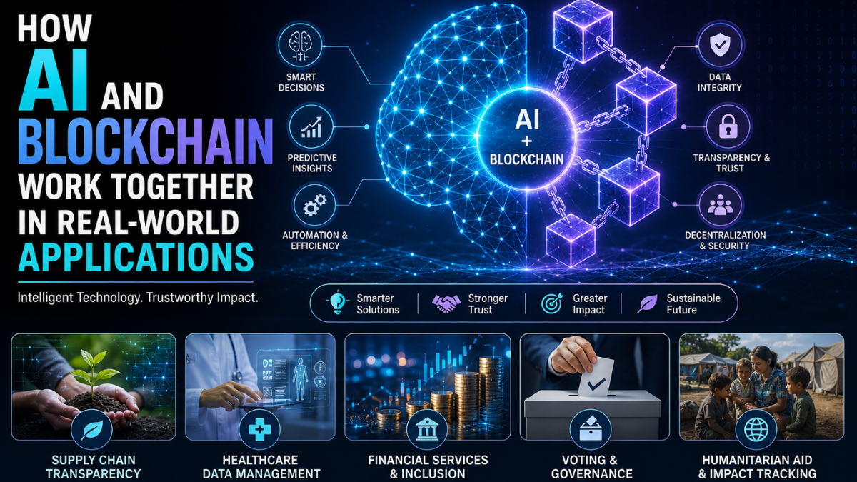 How AI and Blockchain Work Together in Real-World Applications